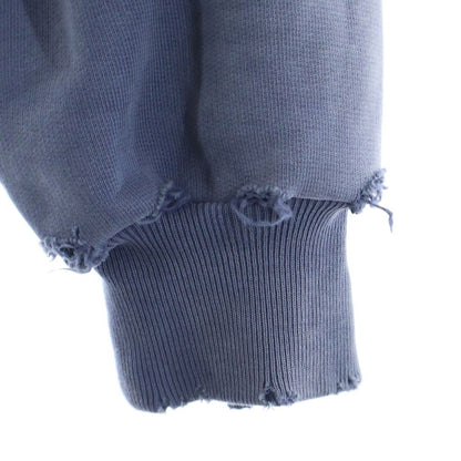 Balenciaga 24 SS Large Fit Hoodie Washed Blue — view 5