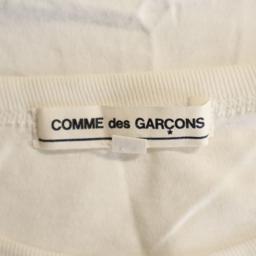 Chrome Hearts Comme Des Garcons Scroll Label Print Short Sleeve T-Shirt White — view 7