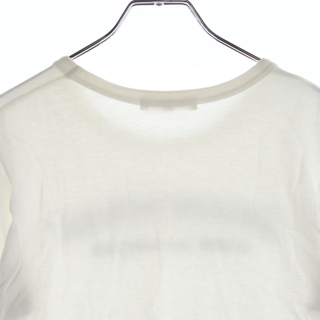 Chrome Hearts Comme Des Garcons Scroll Label Print Short Sleeve T-Shirt White — view 4