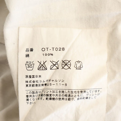 Chrome Hearts Comme Des Garcons Scroll Label Print Short Sleeve T-Shirt White — view 8