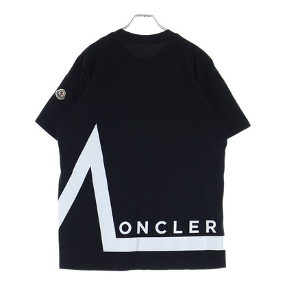Moncler Cotton Print T-Shirt Black