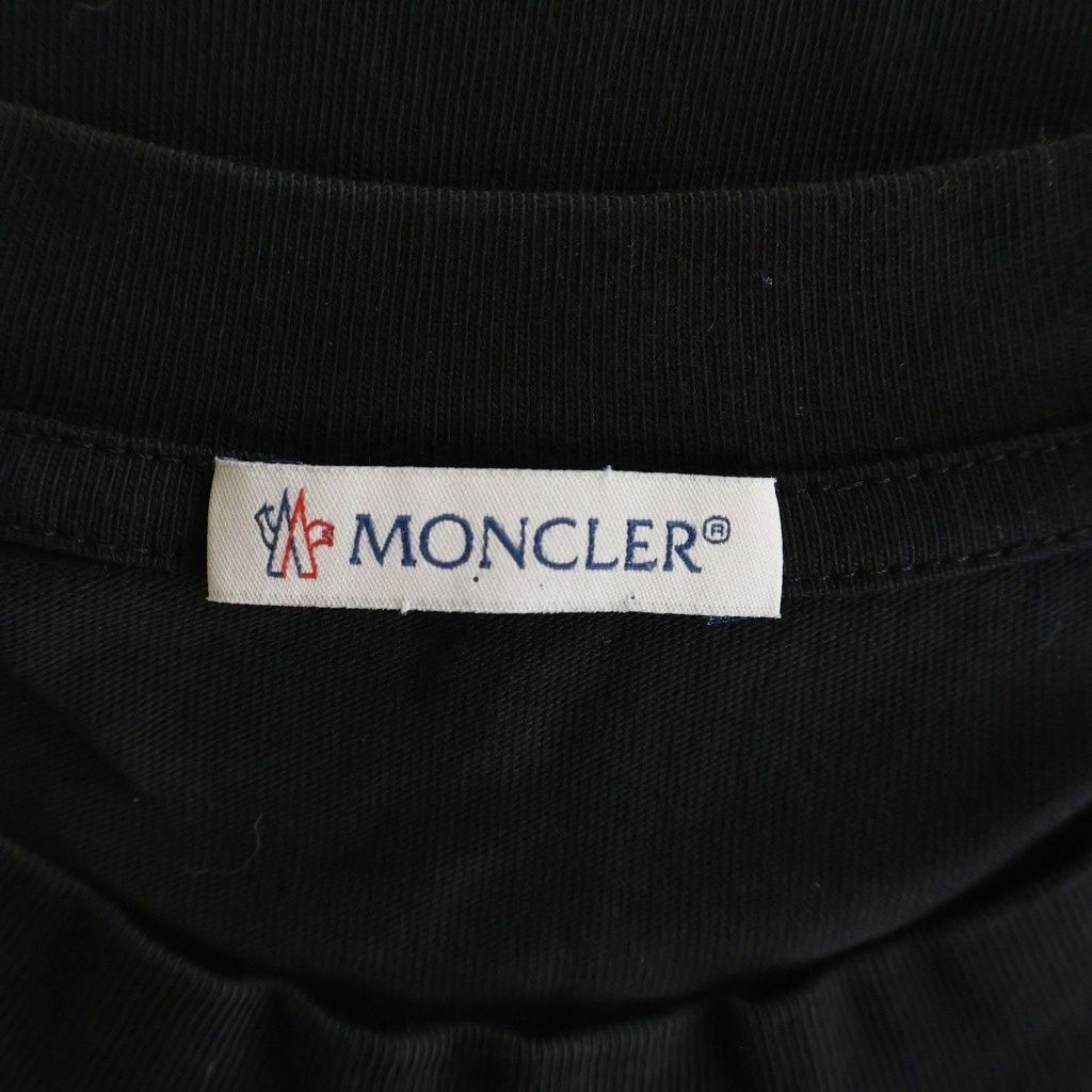 Moncler Cotton Print T-Shirt Black — view 7