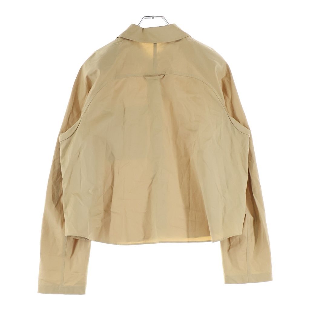 Hermes Clou de Selle Sellier Buttons Snap Button Long Sleeve Shirt Beige — view 2