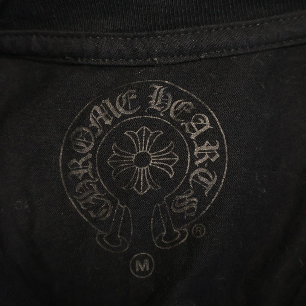 Chrome Hearts Foti Graphic Print Short Sleeve T-Shirt Crew Neck Top Black — view 7