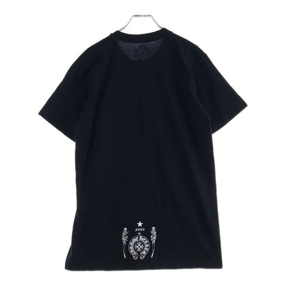 Chrome Hearts Foti Graphic Print Short Sleeve T-Shirt Crew Neck Top Black — view 2