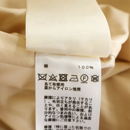 Hermes Sellier Buttons Cartouche Slider Zip Up Long Sleeve Shirt Beige — view 7