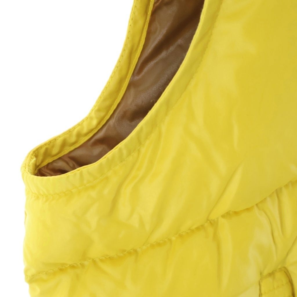 Moncler Bormes Down Vest Yellow — view 5
