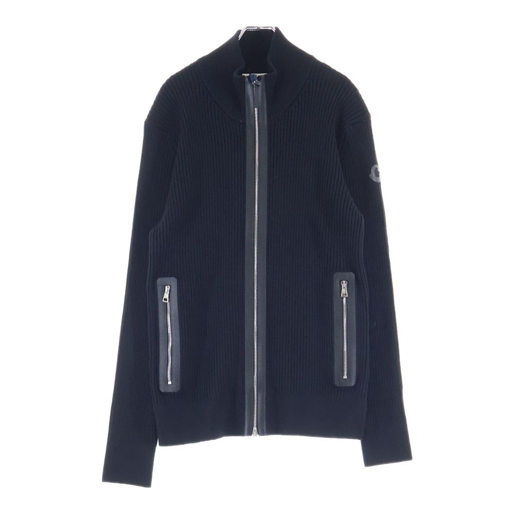 Moncler Cardigan Tricot Jacket Driver's Knit Black