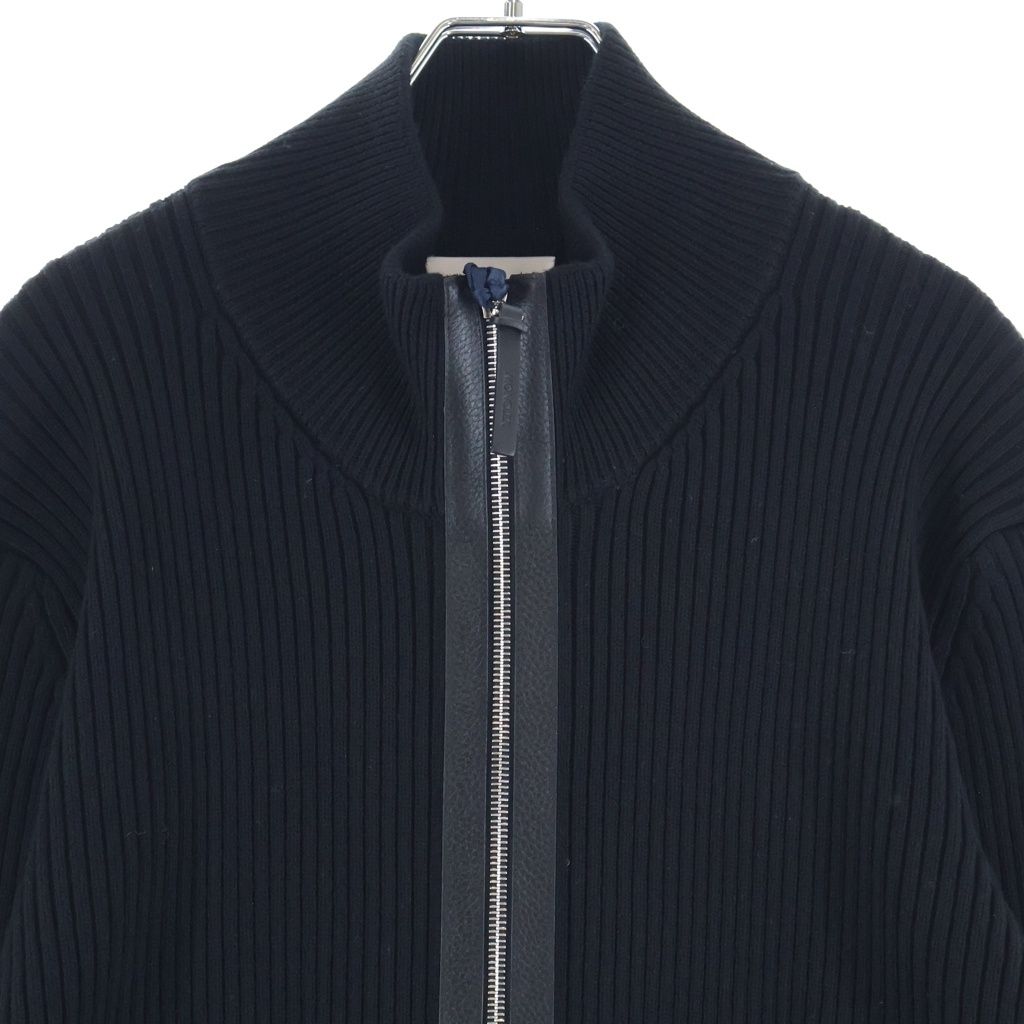 Moncler Cardigan Tricot Jacket Driver's Knit Black — view 3