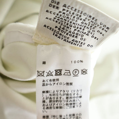 Hermes Sellier Buttons Stand Collar Cotton Twill Long Coat White — view 7