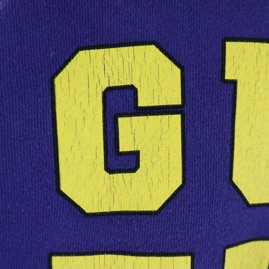 Gucci Tiger Front Print Crew Neck Sweatshirt Blue — view 5