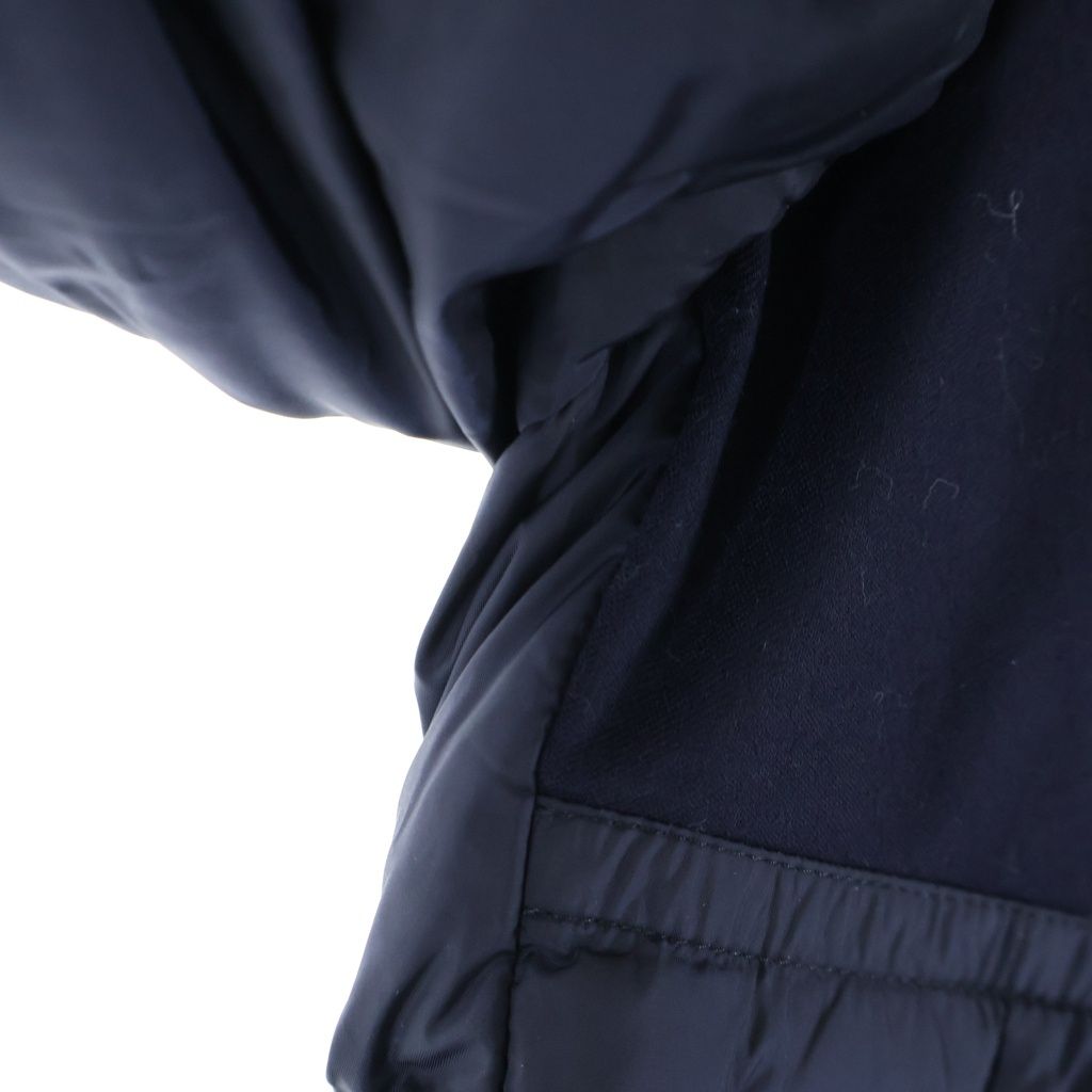 Moncler 18 AW Baptieu Wool Paneled Zip Up Jacket Navy — view 5