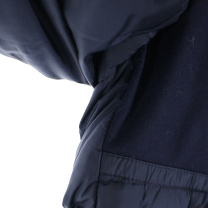 Moncler 18 AW Baptieu Wool Paneled Zip Up Jacket Navy — view 5