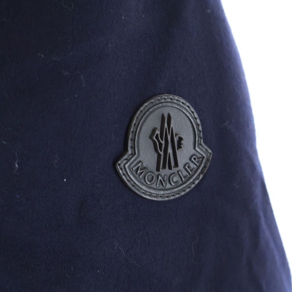 Moncler 18 AW Baptieu Wool Paneled Zip Up Jacket Navy — view 7