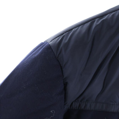 Moncler 18 AW Baptieu Wool Paneled Zip Up Jacket Navy — view 6