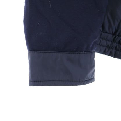 Moncler 18 AW Baptieu Wool Paneled Zip Up Jacket Navy — view 4