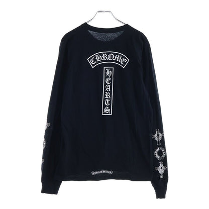 Chrome Hearts Vintage CH Long Sleeve T-Shirt Back T Bar Print T Black