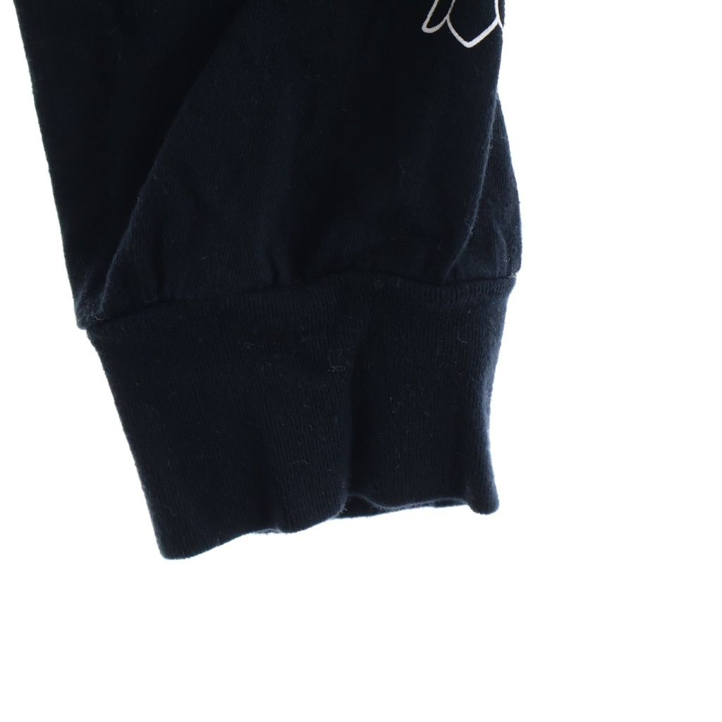 Chrome Hearts Vintage CH Long Sleeve T-Shirt Back T Bar Print T Black — view 6