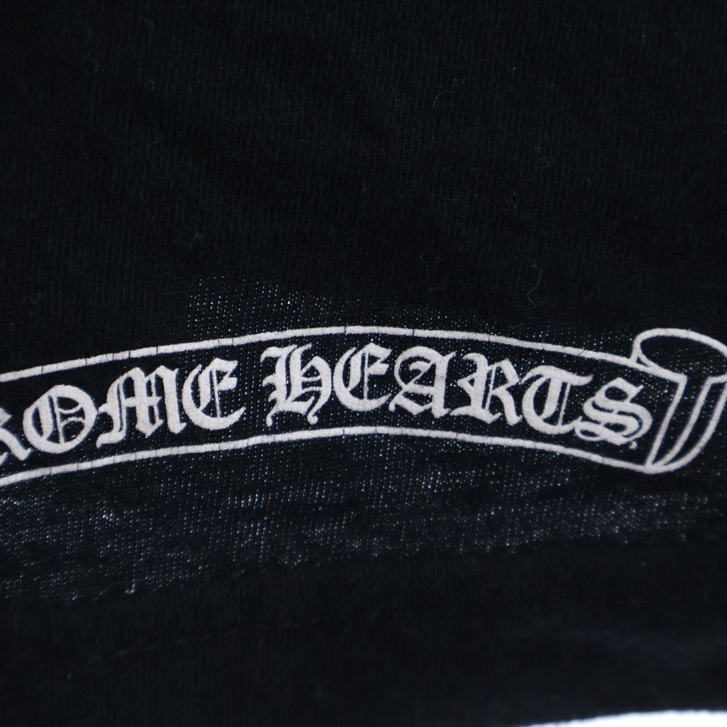 Chrome Hearts Vintage CH Long Sleeve T-Shirt Back T Bar Print T Black — view 5