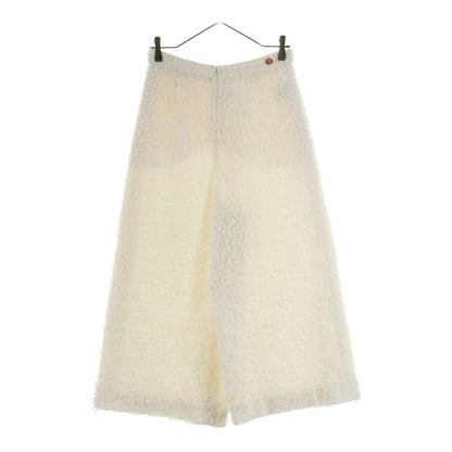 Chanel Tweed Wide Pants Ivory