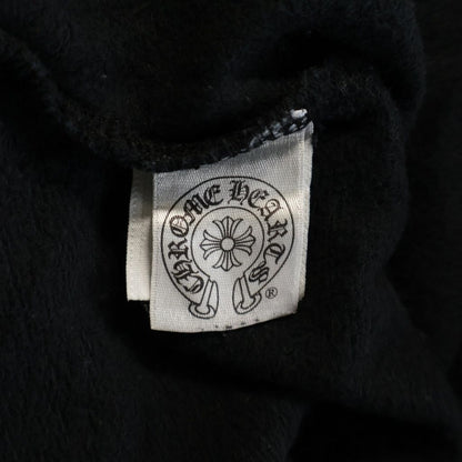 Chrome Hearts Vintage CH Plus Leather Patch Sweatpants Black — view 7