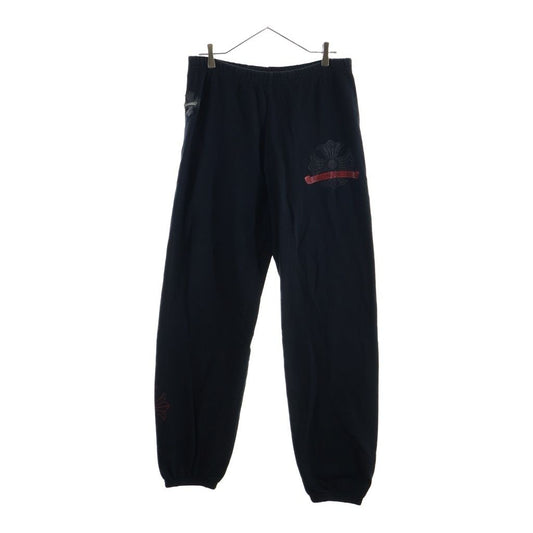 Chrome Hearts Vintage CH Plus Leather Patch Sweatpants Black