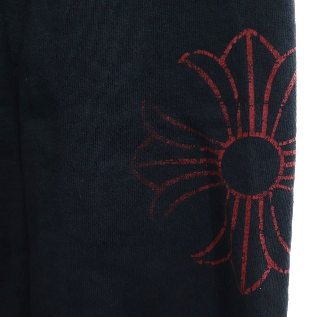 Chrome Hearts Vintage CH Plus Leather Patch Sweatpants Black — view 5