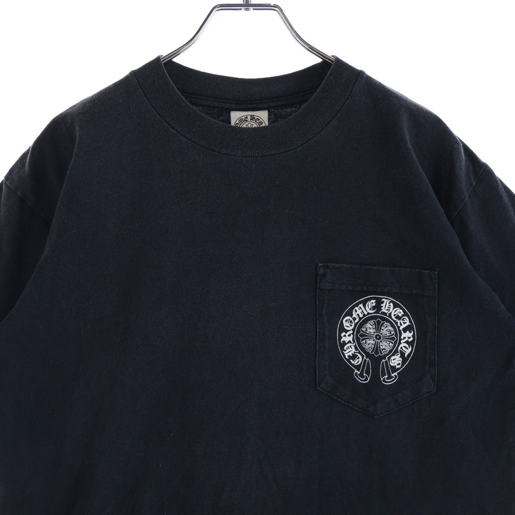 Chrome Hearts Vintage Back Cemetery Short Sleeve Tee Cross Print T-Shirt Black — view 3