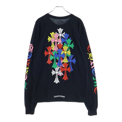 Chrome Hearts Multicolor Cemetery Cross Long Sleeve T-Shirt Black