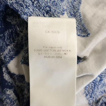 Louis Vuitton 23 AW Graphic Monogram Short Sleeve T-Shirt Blue White — view 8
