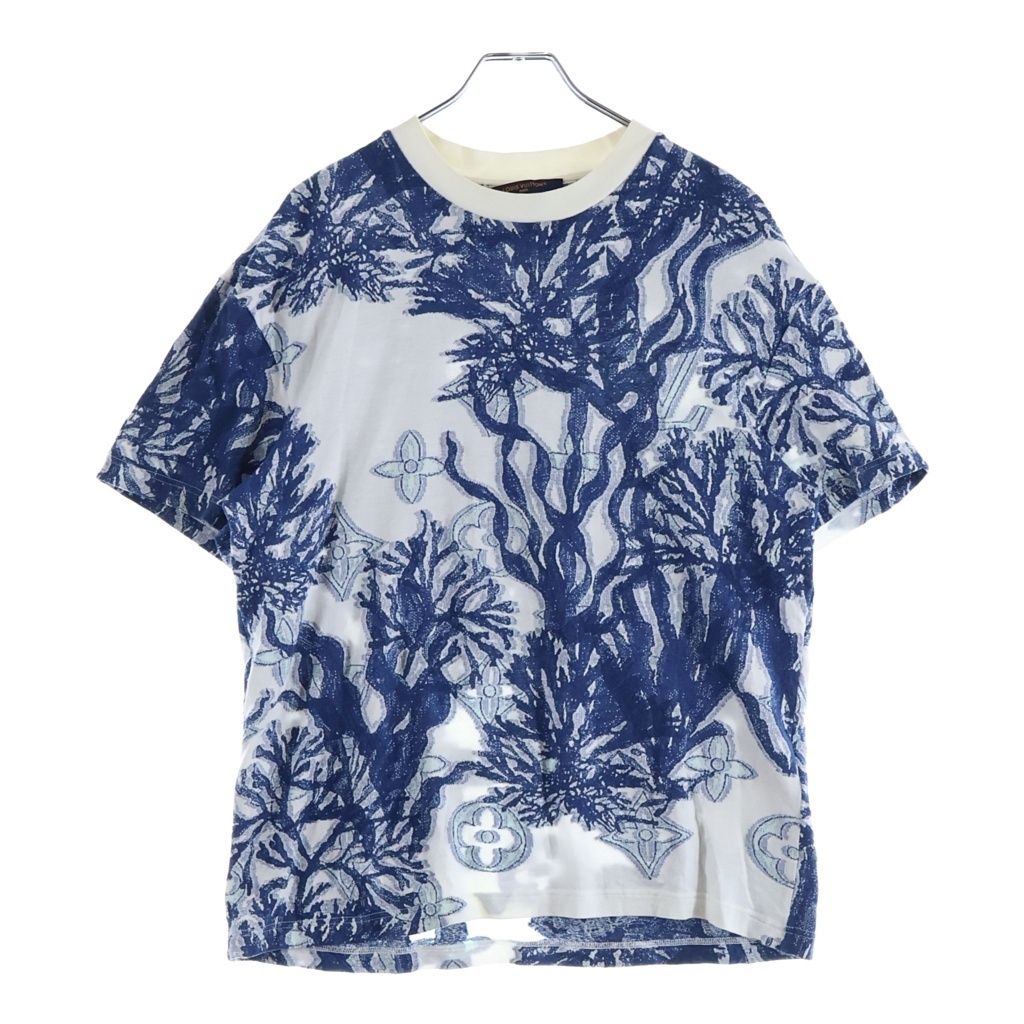 Louis Vuitton 23 AW Graphic Monogram Short Sleeve T-Shirt Blue White