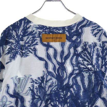 Louis Vuitton 23 AW Graphic Monogram Short Sleeve T-Shirt Blue White — view 4