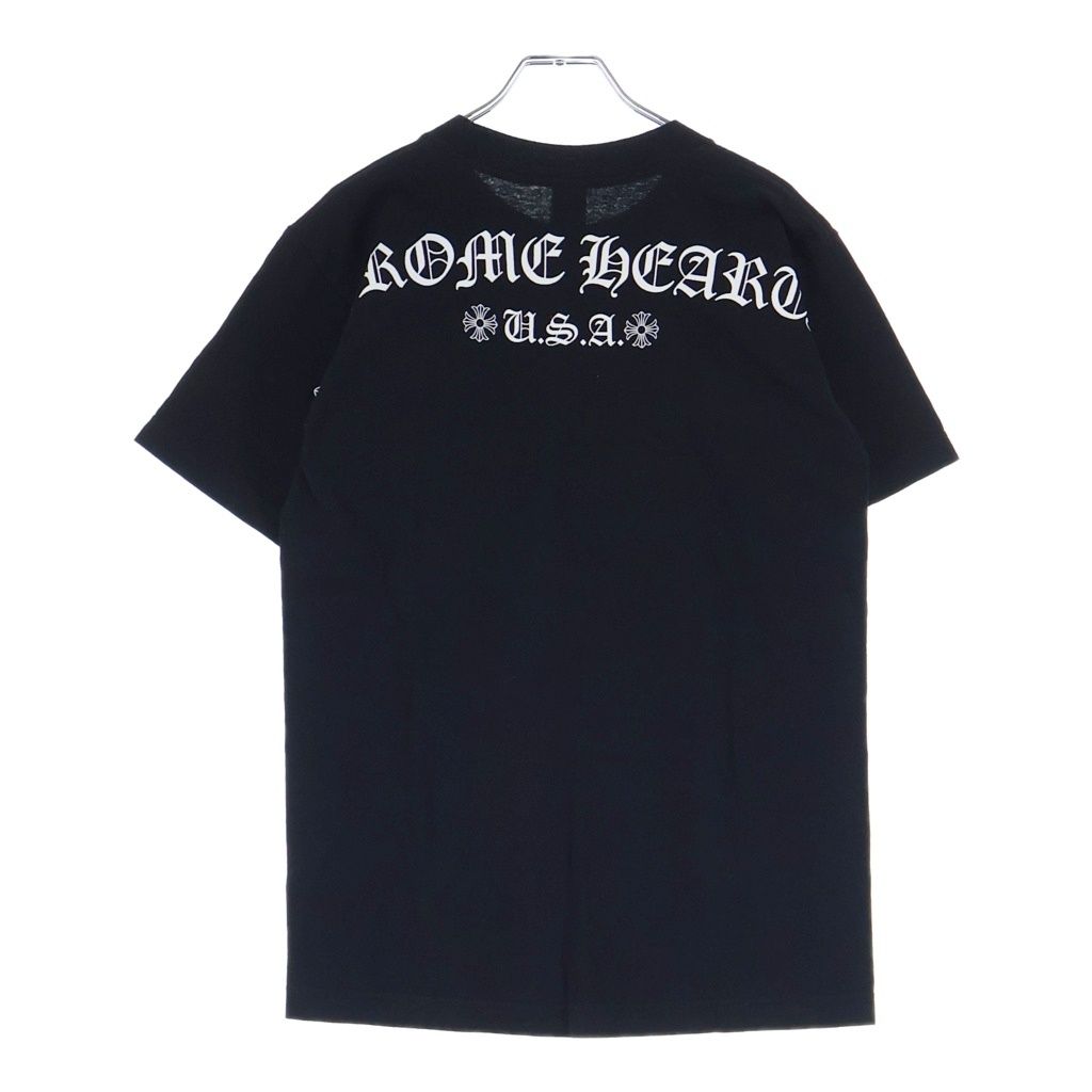 Chrome Hearts Vintage Arch Logo Usa Short Sleeve Tee Print Crew Neck T-Shirt