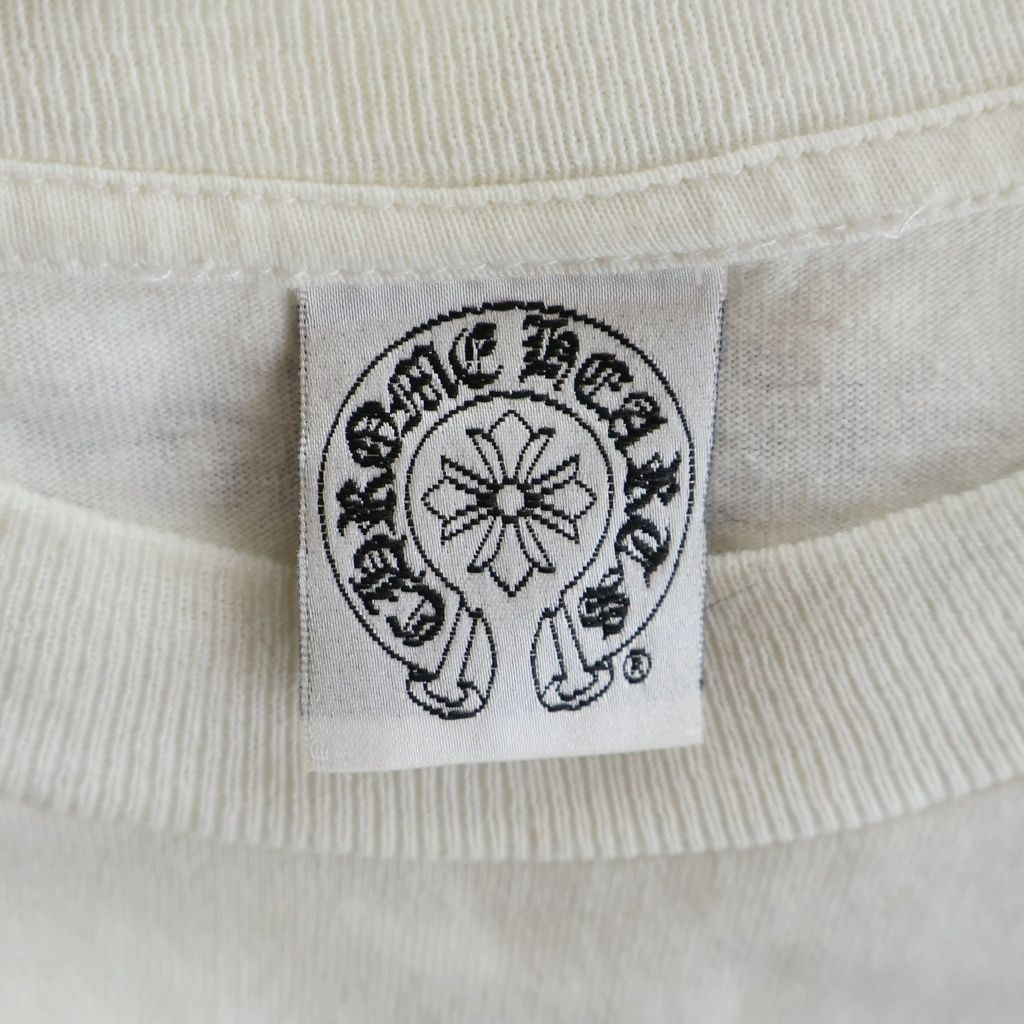Chrome Hearts Vintage Galf Scroll Label Print Long Sleeve T-Shirt White — view 7