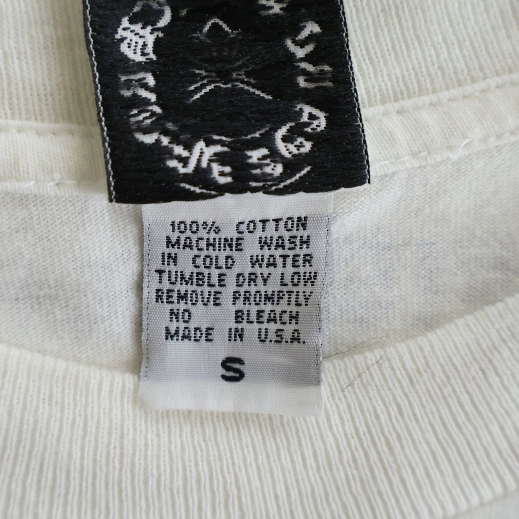 Chrome Hearts Vintage Galf Scroll Label Print Long Sleeve T-Shirt White — view 8