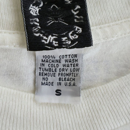 Chrome Hearts Vintage Galf Scroll Label Print Long Sleeve T-Shirt White — view 8