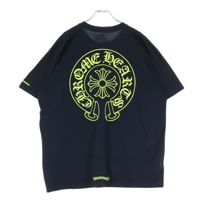 Chrome Hearts Horseshoe Short Sleeve Tee Black Neon Yellow T-Shirt