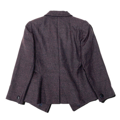Dior Tailored Jacket Wool Black Bordeaux — view 3