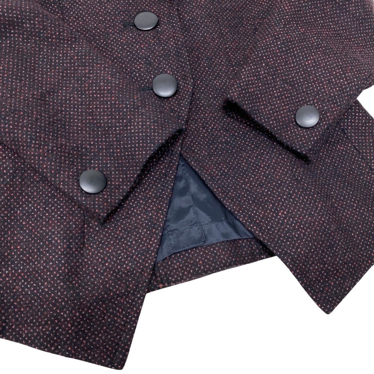 Dior Tailored Jacket Wool Black Bordeaux — view 6