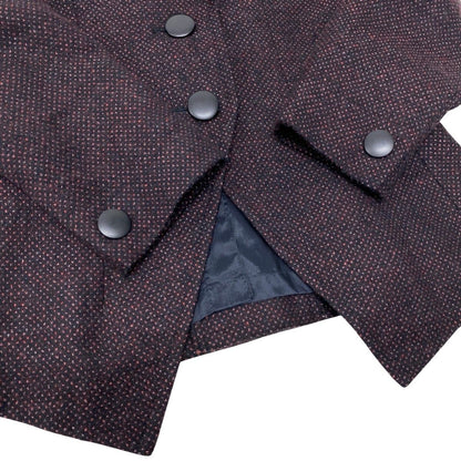 Dior Tailored Jacket Wool Black Bordeaux — view 6