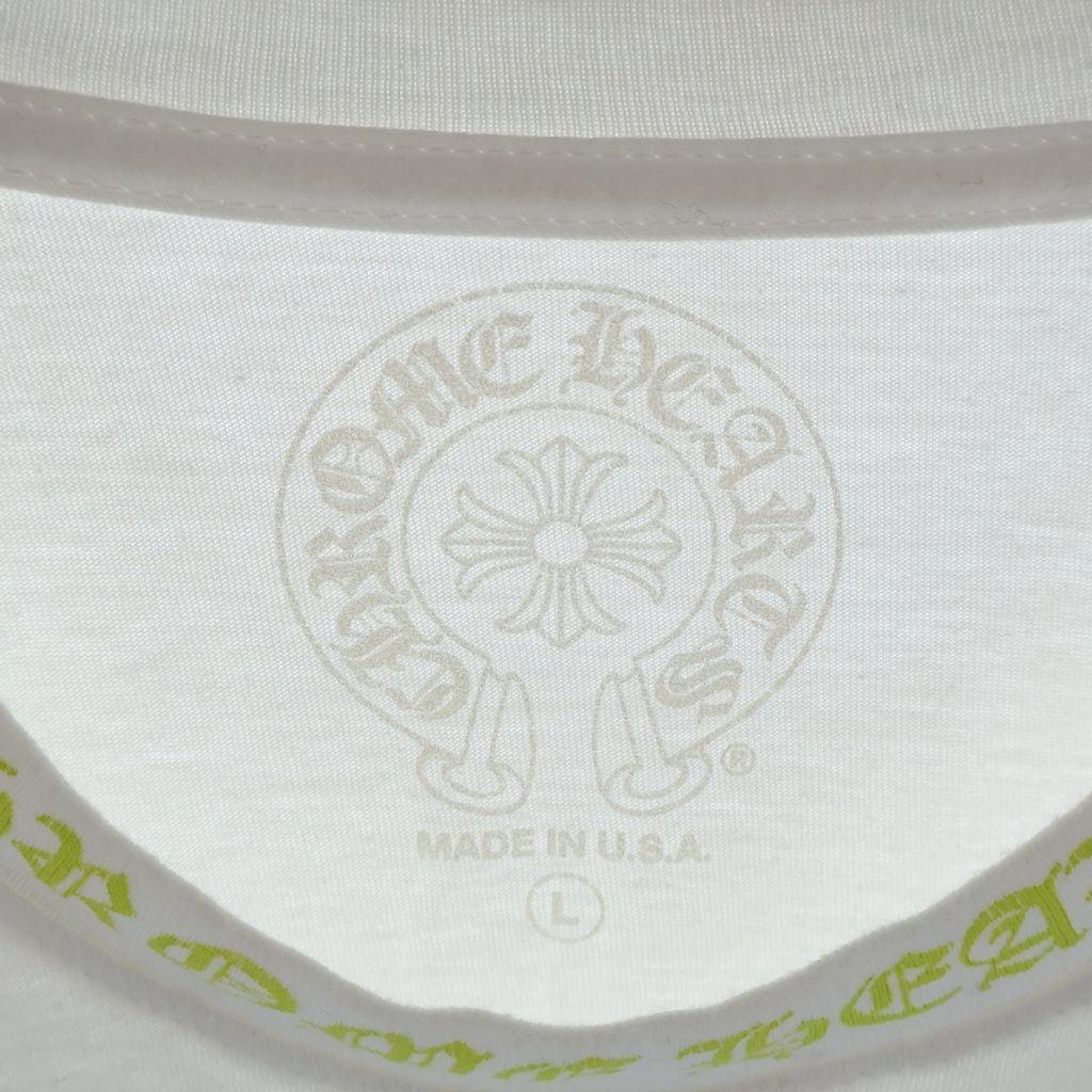 Chrome Hearts Neck Logo Long Sleeve Tee Back Scroll Label Long T-Shirt Long — view 7