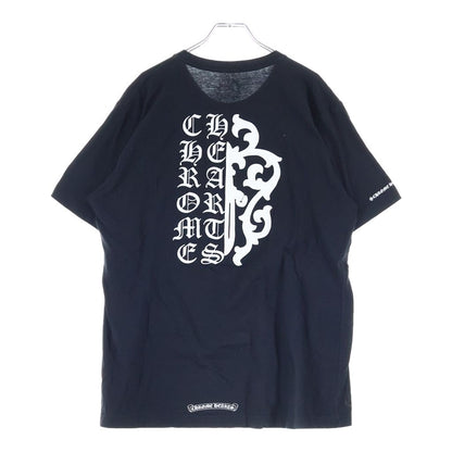 Chrome Hearts CH Short Sleeve Back Vine Dagger English Logo Print Top T-Shirt