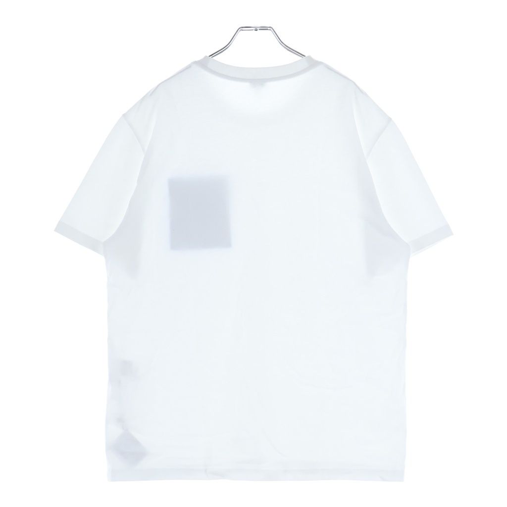 Loewe 3 D Double L Relaxed Fit Crew Neck Short Sleeve T-Shirt White Blue — view 2