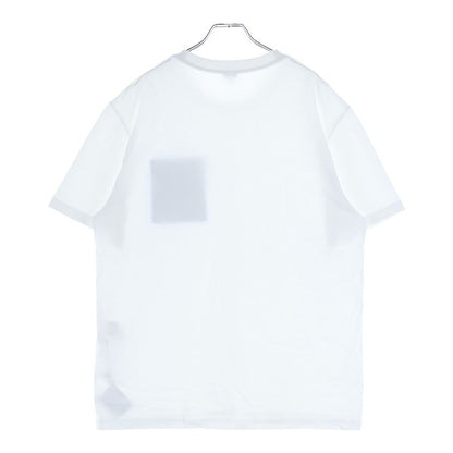 Loewe 3 D Double L Relaxed Fit Crew Neck Short Sleeve T-Shirt White Blue — view 2