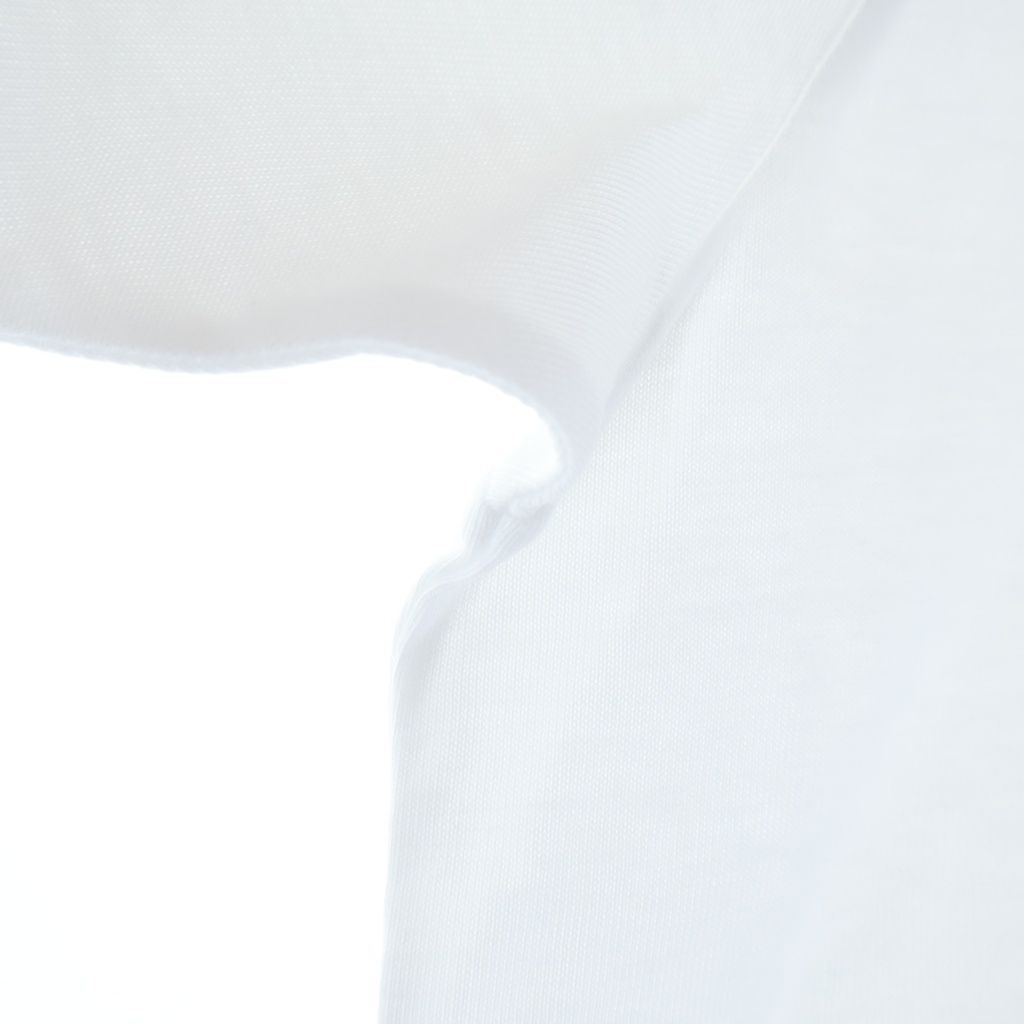 Loewe 3 D Double L Relaxed Fit Crew Neck Short Sleeve T-Shirt White Blue — view 5