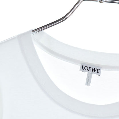 Loewe 3 D Double L Relaxed Fit Crew Neck Short Sleeve T-Shirt White Blue — view 6