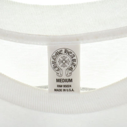 Chrome Hearts Vintage CH Plus Back Horseshoe Print Short Sleeve T-Shirt White — view 7