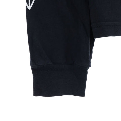 Chrome Hearts Dbl Flrl Long Sleeve Tee Double Floral Print T-Shirt Black White — view 3