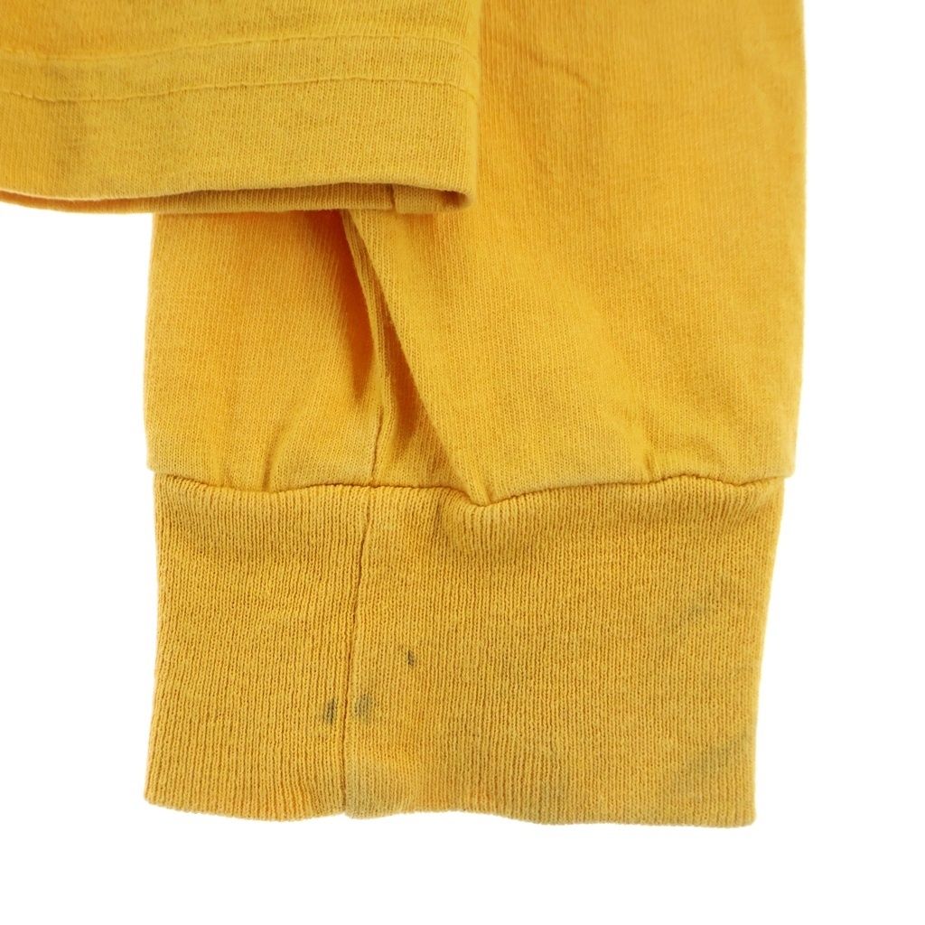 Chrome Hearts Mustard Arm Logo Long Sleeve Tee Crew Neck T-Shirt Yellow — view 4