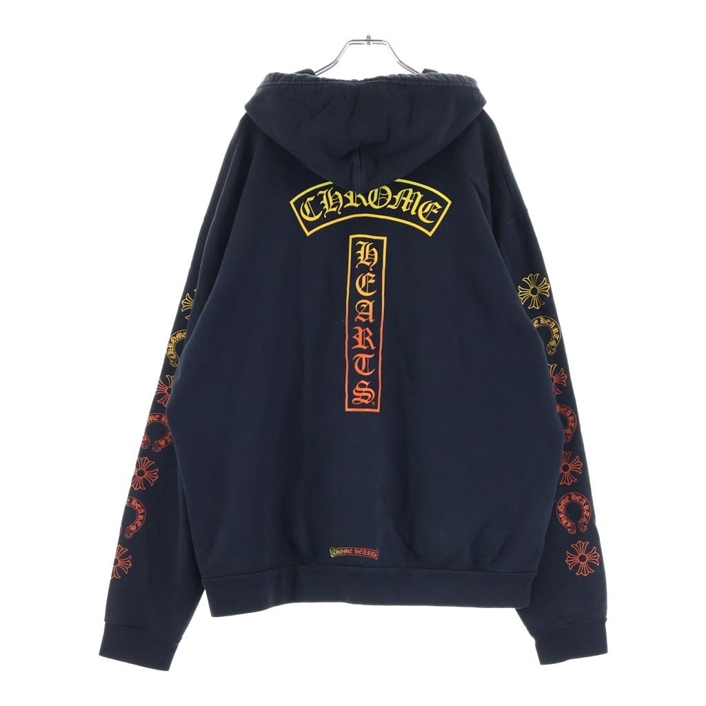 Chrome Hearts Gradient Logo Pullover Hoodie Black